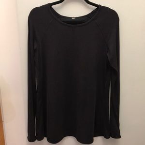 Lululemon Making Moves Pleated Long Sleeve Top
